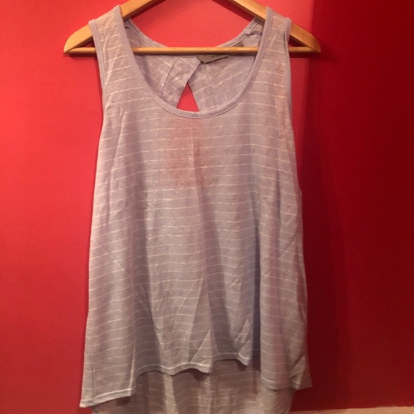 Athleta Blue Striped Tank - Picture 1 of 3